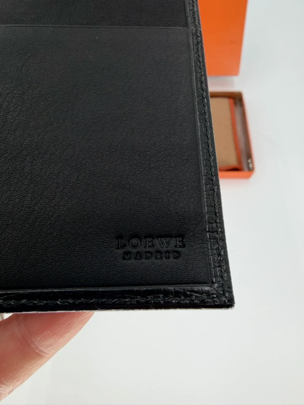 Loewe Anagram Textured Leather Men’s Long Wallet Excellent Condition!